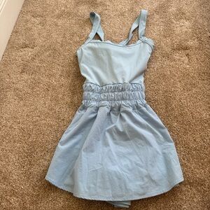 Blue athletic romper 
Size Medium